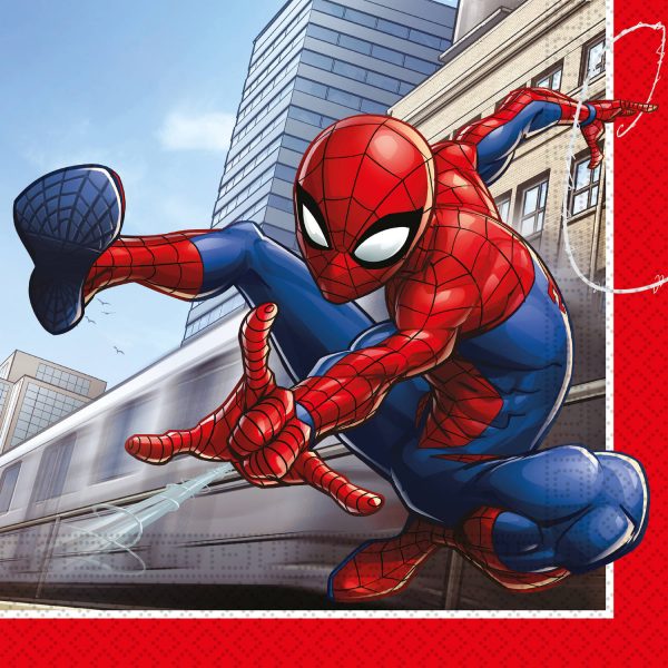 Servietten FSC Spider-Man 33x33cm - 20 Stück