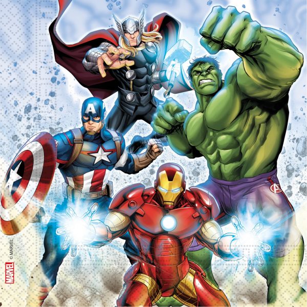 20 Avengers Servietten INFINITY STONES