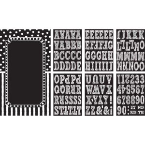Türdeko-Set Birthday Accessories - Black & White Personaliesierbar 165x85cm