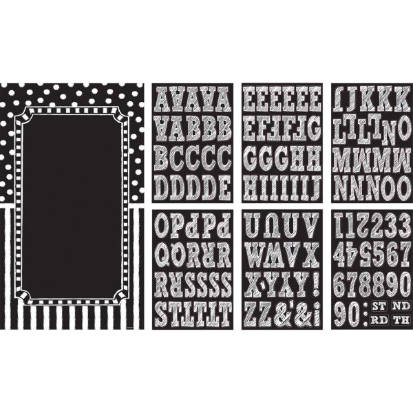 Türdeko-Set Birthday Accessories - Black & White Personaliesierbar 165x85cm