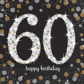 Servietten 60 Sparkling Celebration