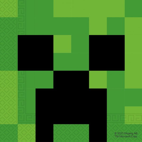 20 Minecraft Servietten