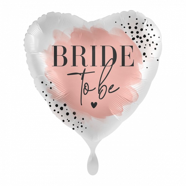 Folienballon "Bride to be" Blush 43cm