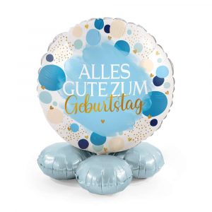 Stand Up Folienballon - Lucky Birthday - 43cm