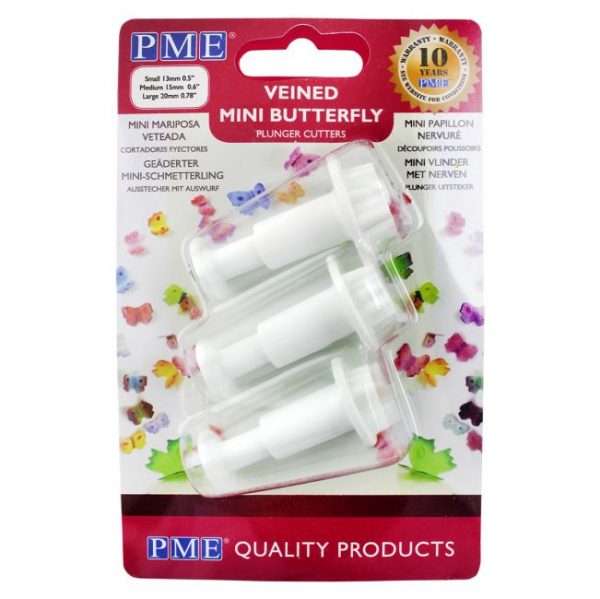 PME Schmetterling/ Butterfly Plunger Ausstecher Mini SET/3