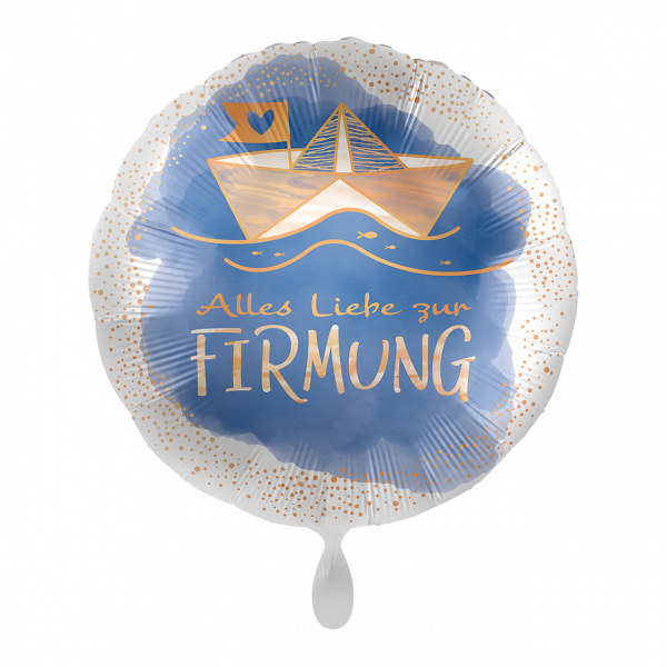 Folienballon "Zur Firmung alles Gute" 43cm