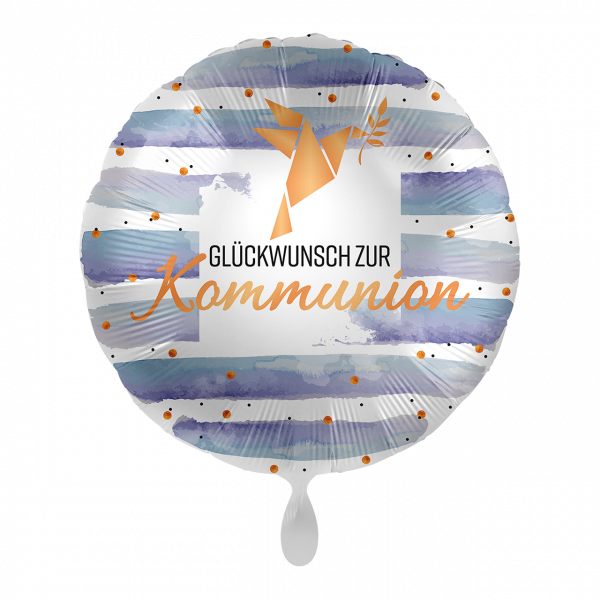 Folienballon Holy Kommunion Dove 43cm
