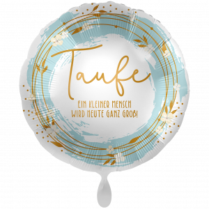 Folienballon Taufe Boho 43cm