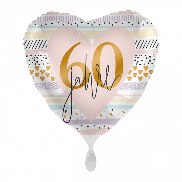 Folienballon 60 Jahre - 45cm