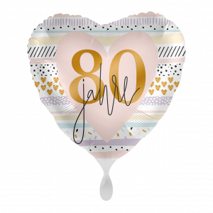 Folienballon 80 Jahre - 45cm