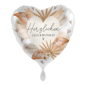 Folienballon "Herzlichen Glückwunsch" Boho Congrats