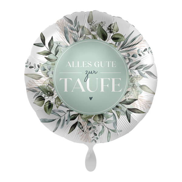Folienballon "Alles Gute zur Taufe" Grennery 43cm