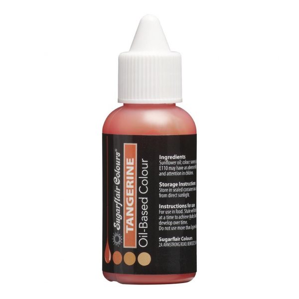 Sugarflair Farbe auf Ölbasis - Tangerine 30 ml