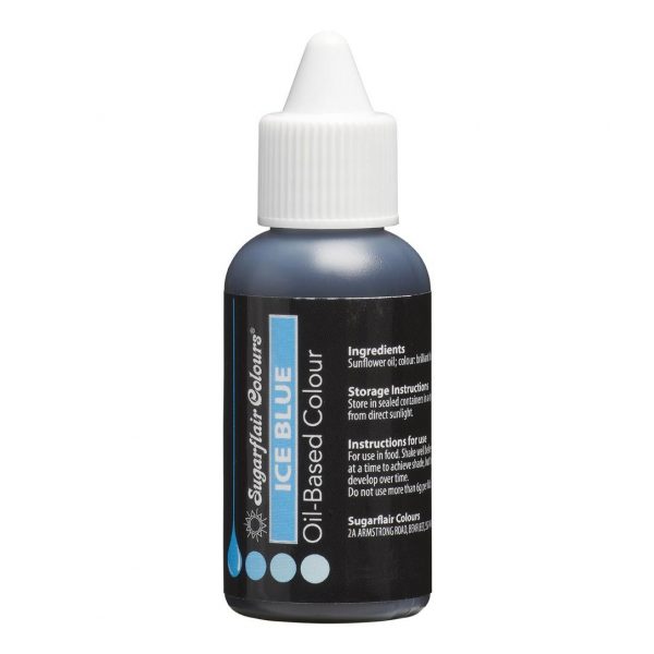 Sugarflair Farbe auf Ölbasis - Eisblau 30 ml