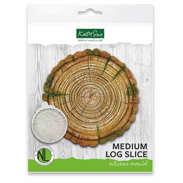 Katy Sue Silikonform Medium Log Slice