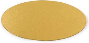 Decora Cake Board /Tortenplatte Rund/gold ø 18 / 3mm