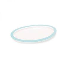 Servierschale hellblau Oval 40x25,3cm