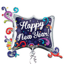 Folienballon Happy New Year