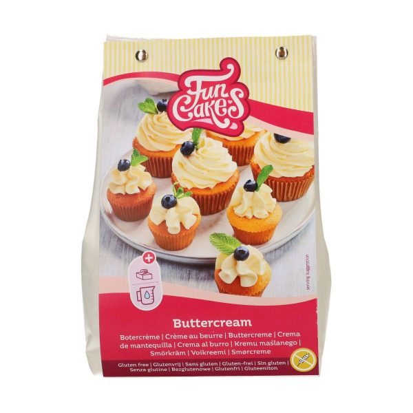 FunCakes Mix für Buttercreme, Glutenfrei 500 g