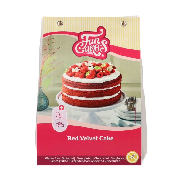 FunCakes Gluten Free Backmischung - Red Velvet 400g