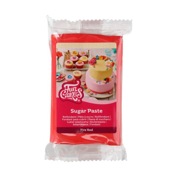 FunCakes Fondant 250g - Fire Red