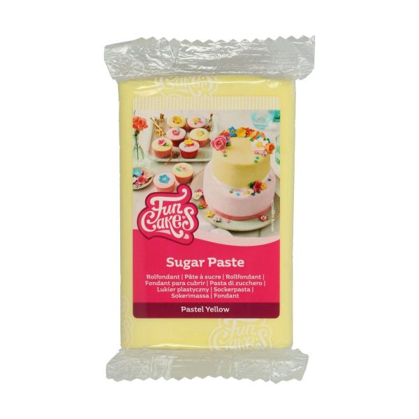 FunCakes Fondant 250g - Pastel Yellow