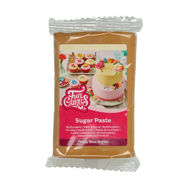 FunCakes Fondant 250g - Teddy Bär Braun