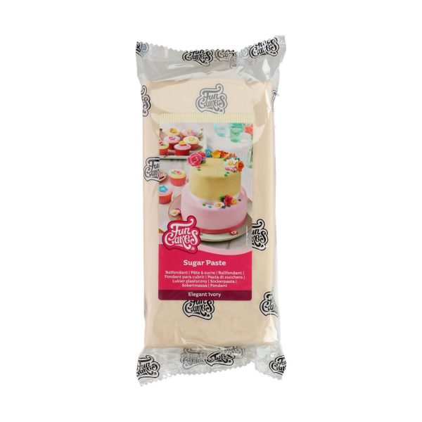 FunCakes Fondant 1Kg - Elegant Ivory Elfenbein