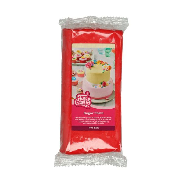FunCakes Fondant 1Kg - Fire Red