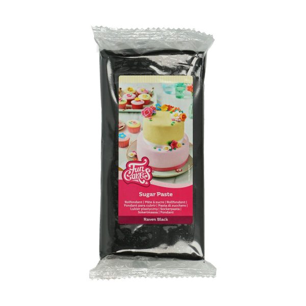 FunCakes Fondant 1Kg - Raven Black