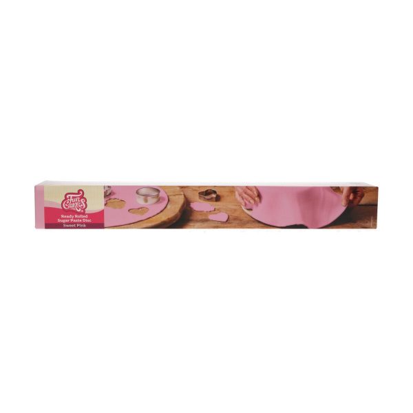 FunCakes Ausgerollte Rollfondant Disc Rosa -Sweet Pink-