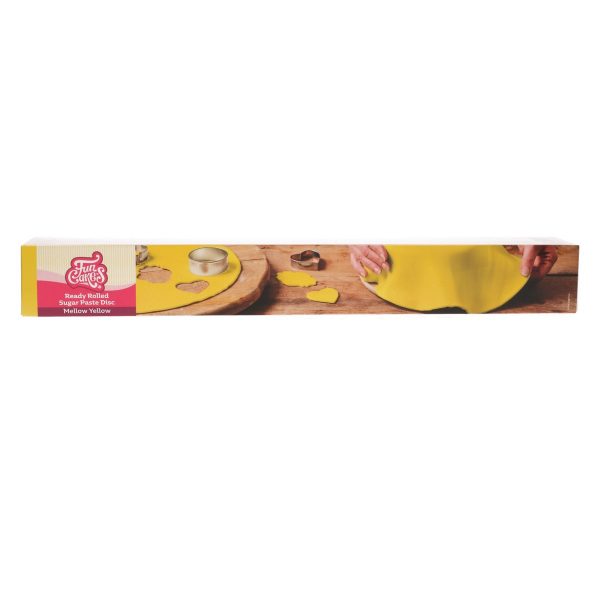 FunCakes Ausgerollte Rollfondant Disc -Gelb-