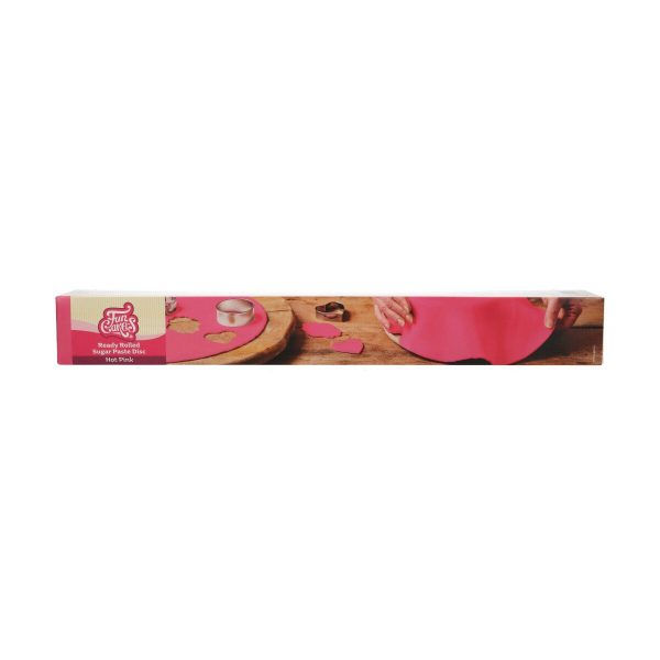 FunCakes Ausgerollte Rollfondant Disc -HOT PINK-