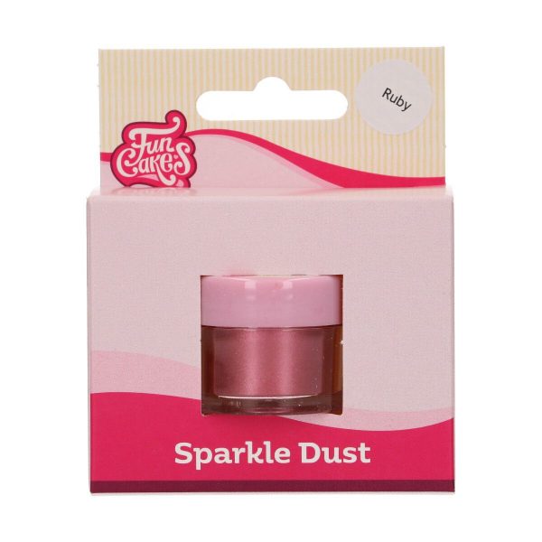 FunCakes Edible FunColours Sparkle Dust - Ruby