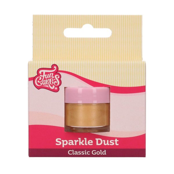 F41130_0_14a6150238df82203a1904f24084bbe3 FunCakes Sparkle Dust Classic Gold