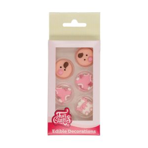 FunCakes Zucker Dekoration Baby Girl Set/8