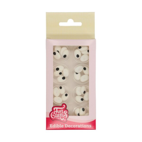 FunCakes Zucker Dekorationen Ovale Augen Set/32