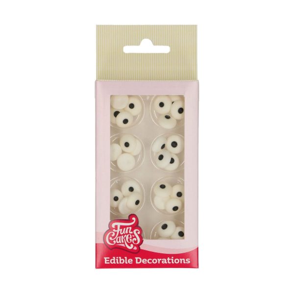 FunCakes Zuckerdekorationen Augen rund Set/32