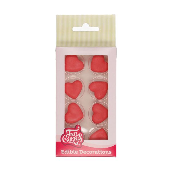 FunCakes Zuckerdekorationen Herz Rot