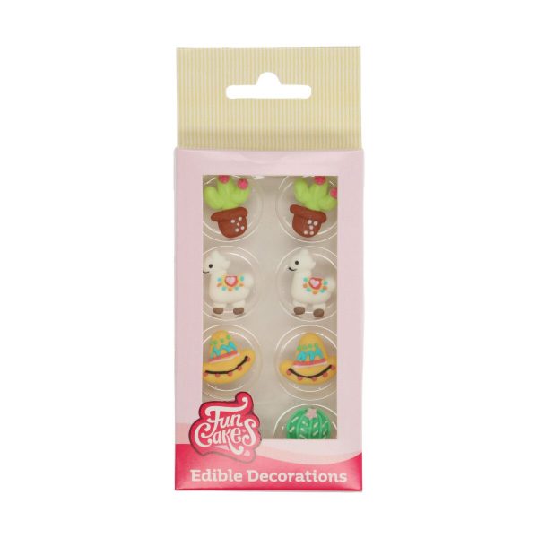 FunCakes Zuckerdekorationen Lama Alpaka Set/8