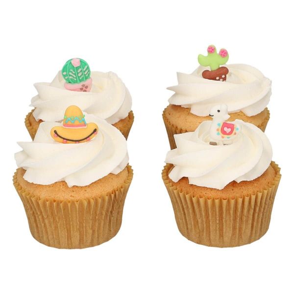 FunCakes Zuckerdekorationen Lama Alpaka Set/8