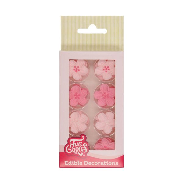 FunCakes Zucker Dekorationen Blume Mix Rosa Set/24
