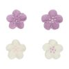 FunCakes Zucker Dekorationen Blume Mix lila Set/24