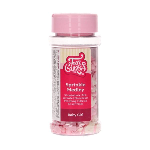 FunCakes Sprinkle Medley -Baby Girl- 50g