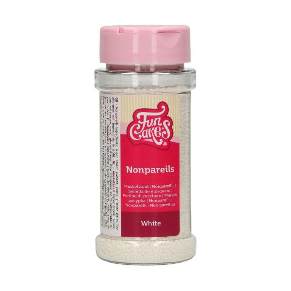 Funcakes Nonpareils Weiß 80g
