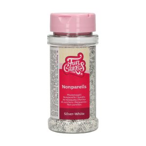 FunCakes Zuckerperlen - Silver-White