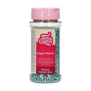 FunCakes Zuckerperlen - Metallic Blau