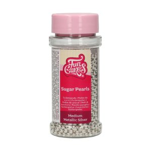 FunCakes Zuckerperlen - Metallic Silber