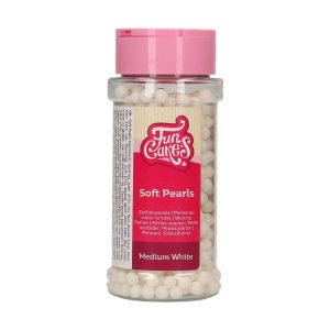 FunCakes Zuckerperlen - Soft Sugar Pearls weiß 80g