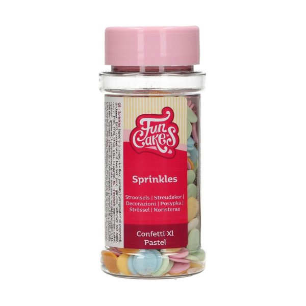 FunCakes Confetti XL Pastell 55g